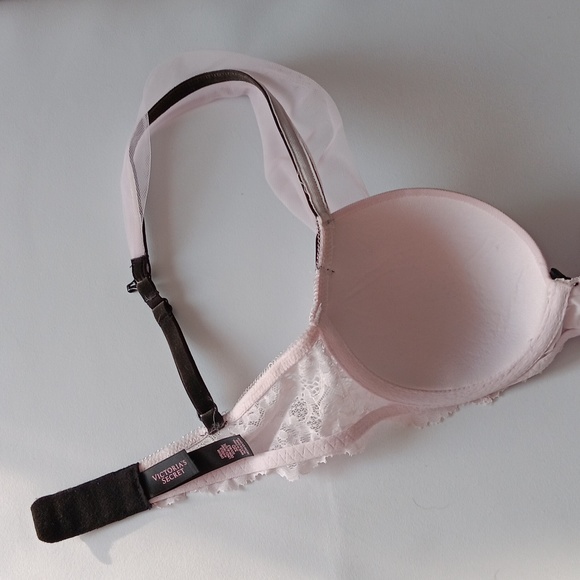 VICTORIA SECRET DREAM ANGELS LINED DEMI BRA 32D - Picture 11 of 15